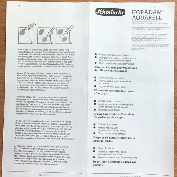 Schminke Watercolor Paint Metal Box Set, 24 full pans - Picture 4 of 13